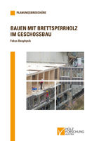 Cover of the brochure Building with cross laminated timber.
