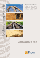 Cover of the annual report of Holzforschung Austria 2012.