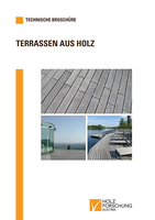 Cover of the wooden decking brochure.