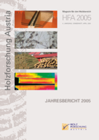 Cover of the annual report of Holzforschung Austria 2005.