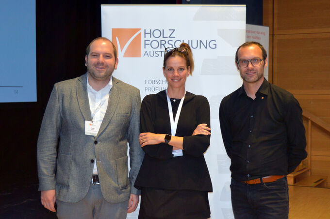 Thomas Engel, Maren Kohaus und Philipp Trimmel auf der Bühne.