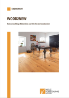 Cover of the Wood2New final report.