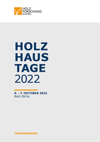 Cover of the conference proceedings Holz_Haus_Tage 2022.