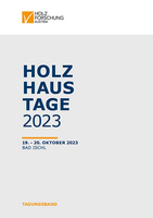 Cover of the Holz_Haus_Tage 2023 conference proceedings.