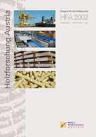 Cover of the annual report of Holzforschung Austria 2002.