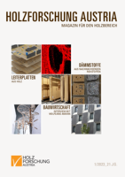 Magazin für den Holzbereich der Holzforschung Austria 1 2023.